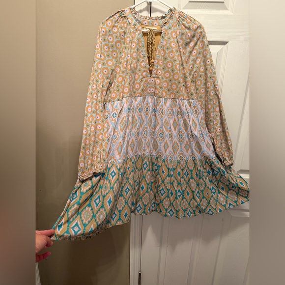 Jessica Simpson Multi-Color Patterned Mini Dress - Picture 2 of 6